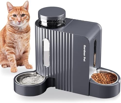 Large Capacity Automatic Pet Feeder & Water Dispenser