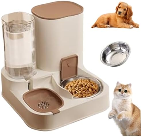 Large Capacity Automatic Pet Feeder & Water Dispenser
