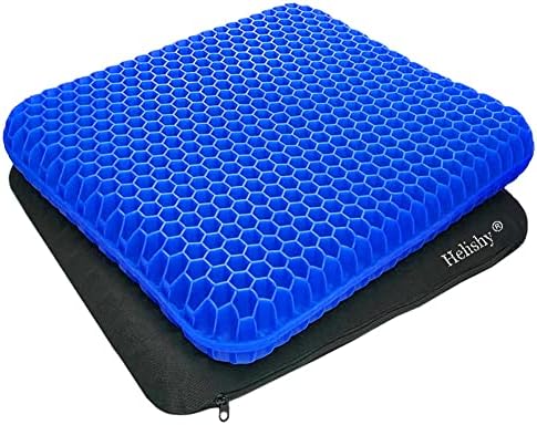 Honeycomb Breathable Gel Seat Cushion Cooling Double Thick Egg Sitting Pad Mat