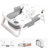 Baby Bathtub Real-Time Temperature Display Bathroom Basket Tub Foldable