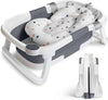 Baby Bathtub Real-Time Temperature Display Bathroom Basket Tub Foldable