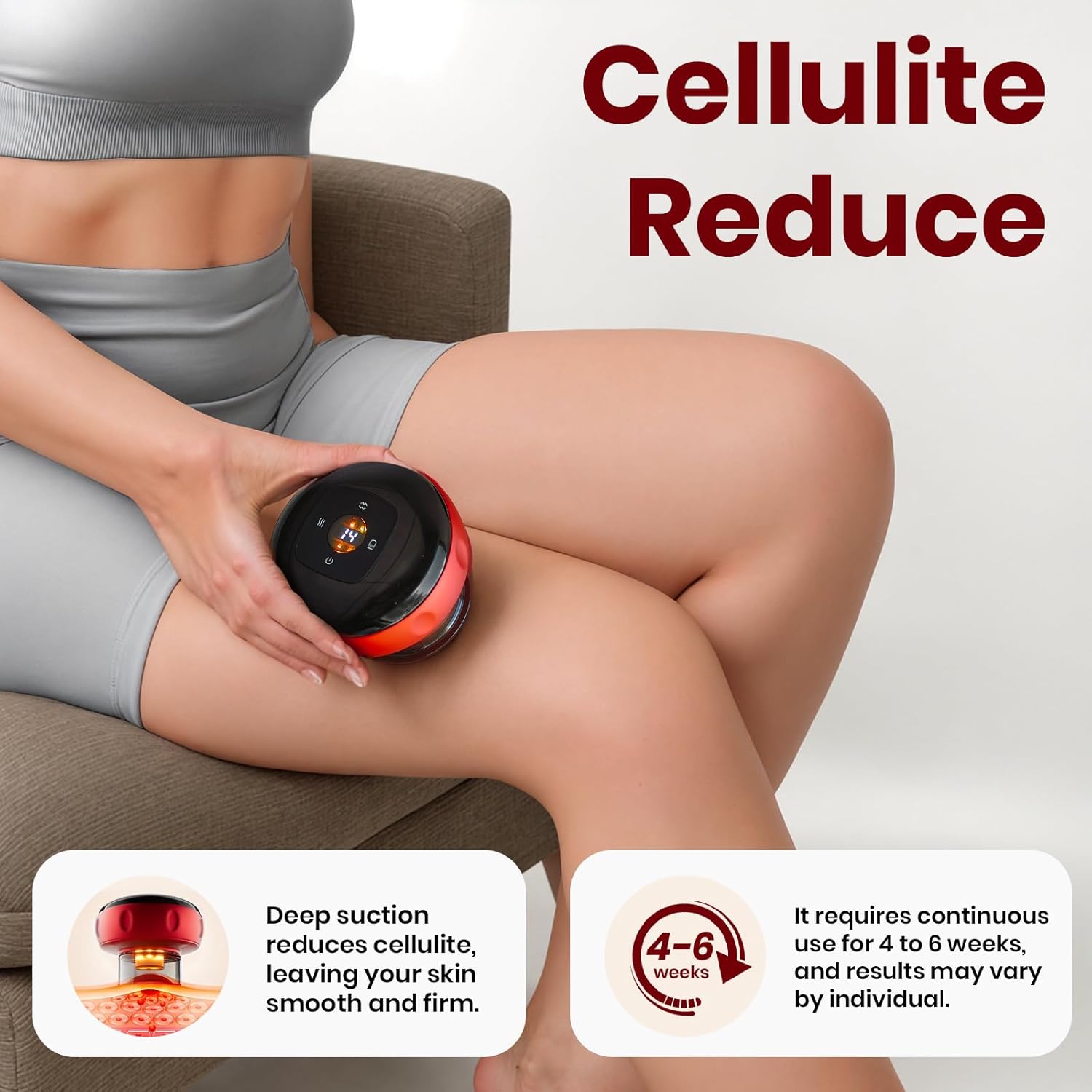 Red Light Physiotherapy Electric Cupping Massager