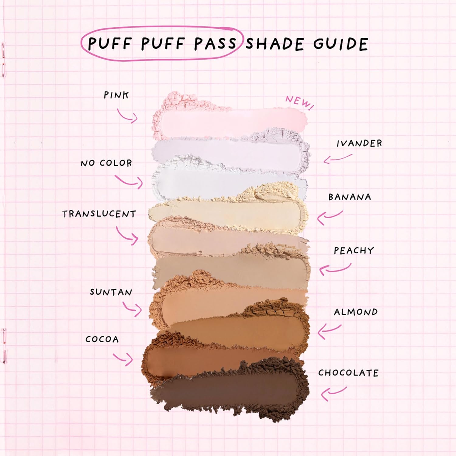 Beauty Puff Puff Pass Set and Bake Setting Powder for Makeup