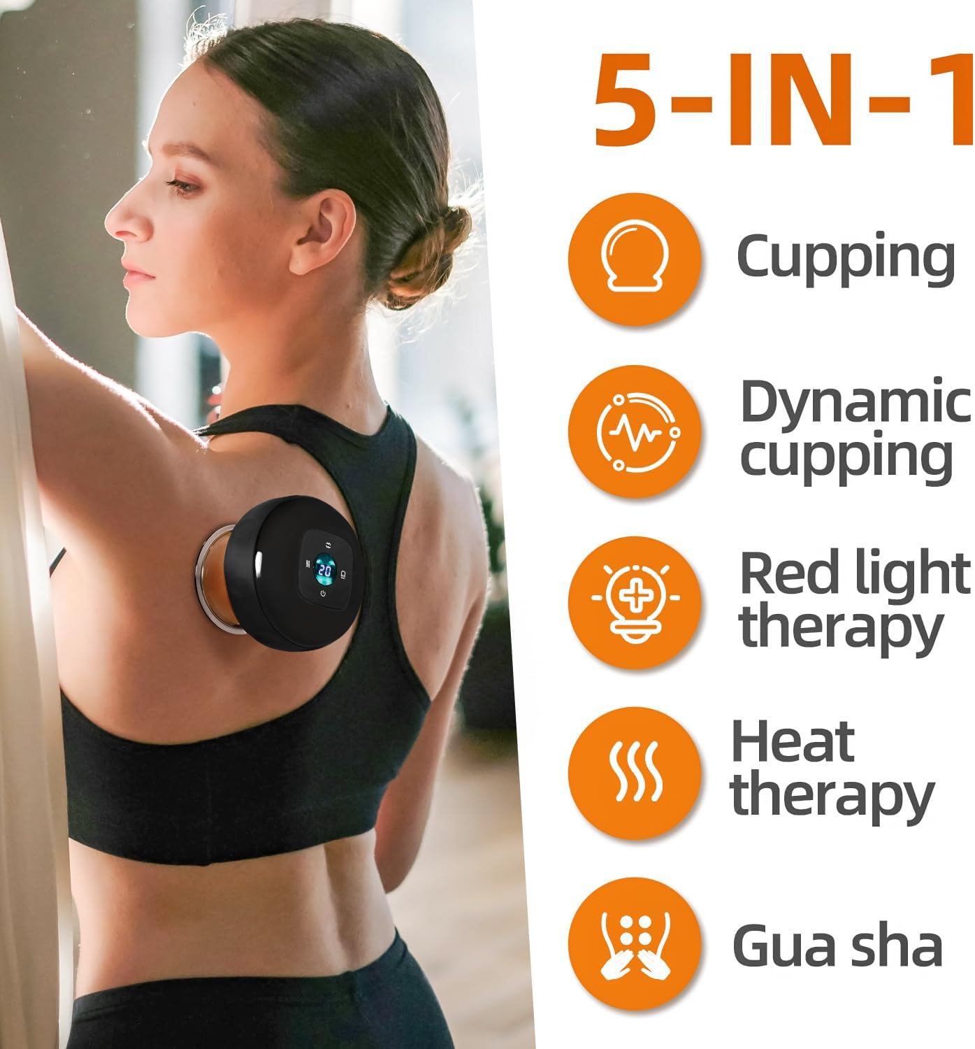 Red Light Physiotherapy Electric Cupping Massager