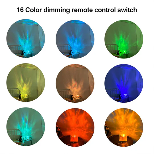 WaveGlow – Ocean Wave Aurora Projector
